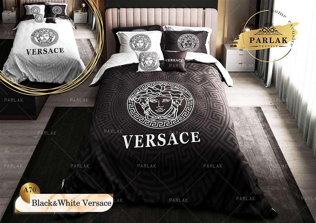 روتختی طرح VERSACE دونفره برند پارلاک کد A70